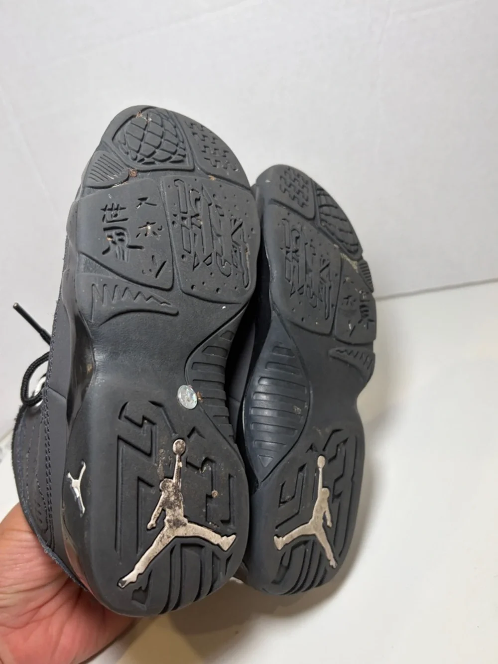 Nike Air Jordan 9 Retro sneakers in an Anthracite colorway toddler size 11